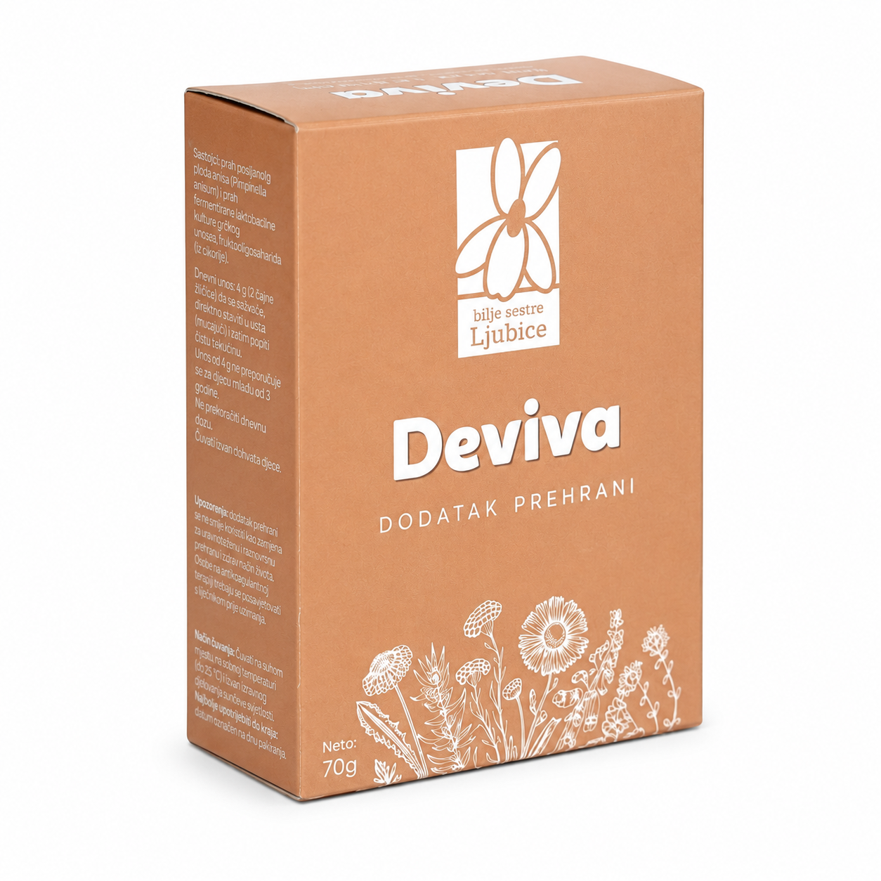 Deviva čaj, 70 g, Bilje sestre Ljubice