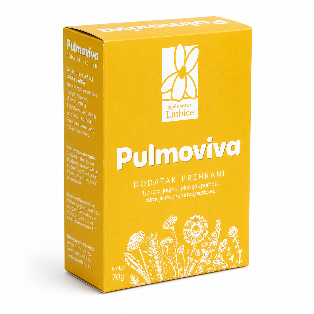 Pulmoviva čaj, 70 g, Bilje sestre Ljubice